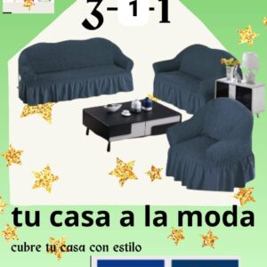 Cobertor 3-1-1 tela burbuja Azul Marino