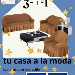 Cobertor 3-1-1 Tela Burbuja Cafe Claro