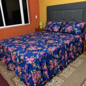 JUEGO DE SABANAS 4 PIEZAS QUEEN